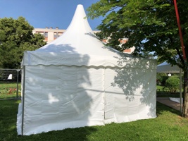 Pagoda sátor 5x5 méteres-23